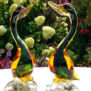Murano Ducks Glass Vetri di Murano Italy